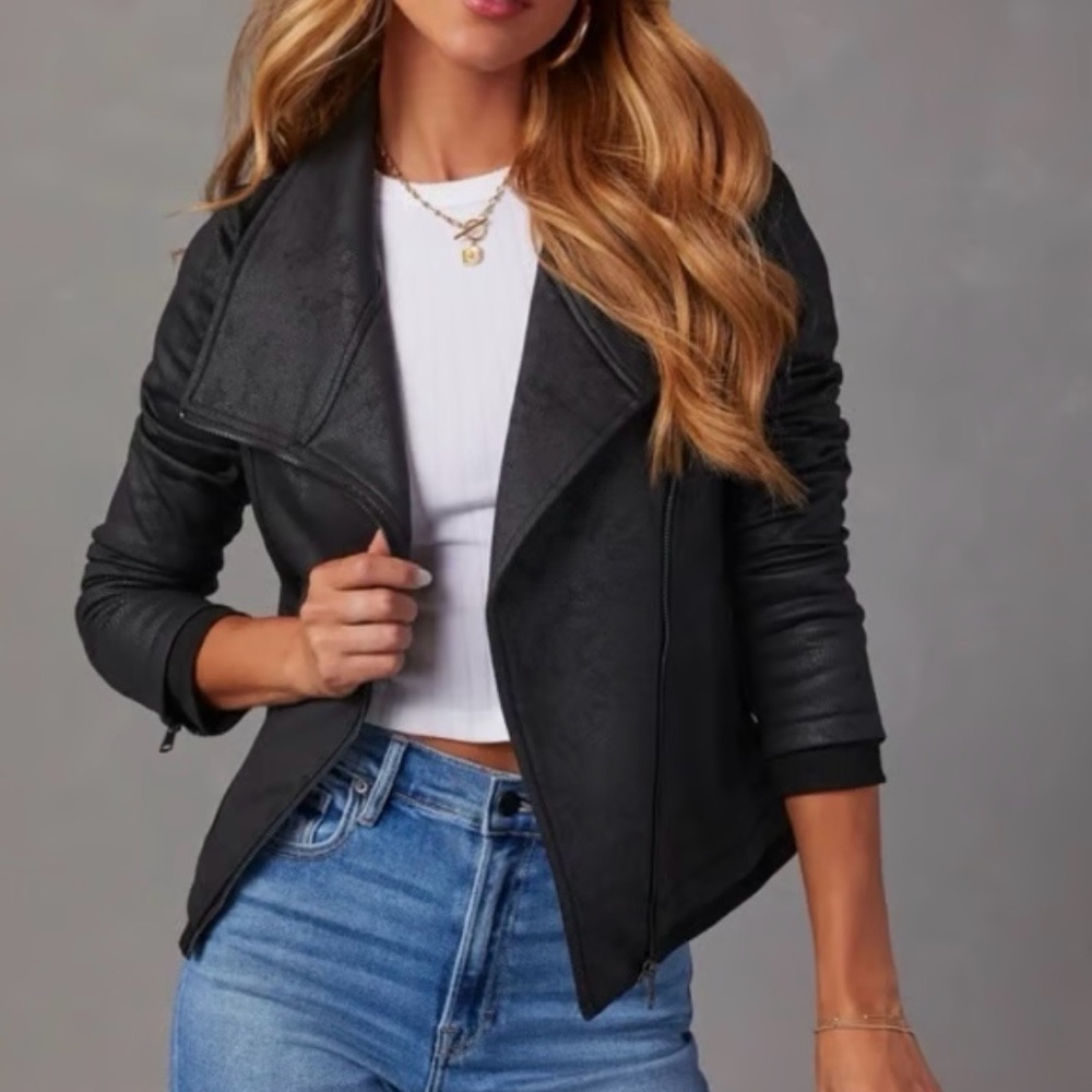 Dance & Marvel Black Leather Jacket